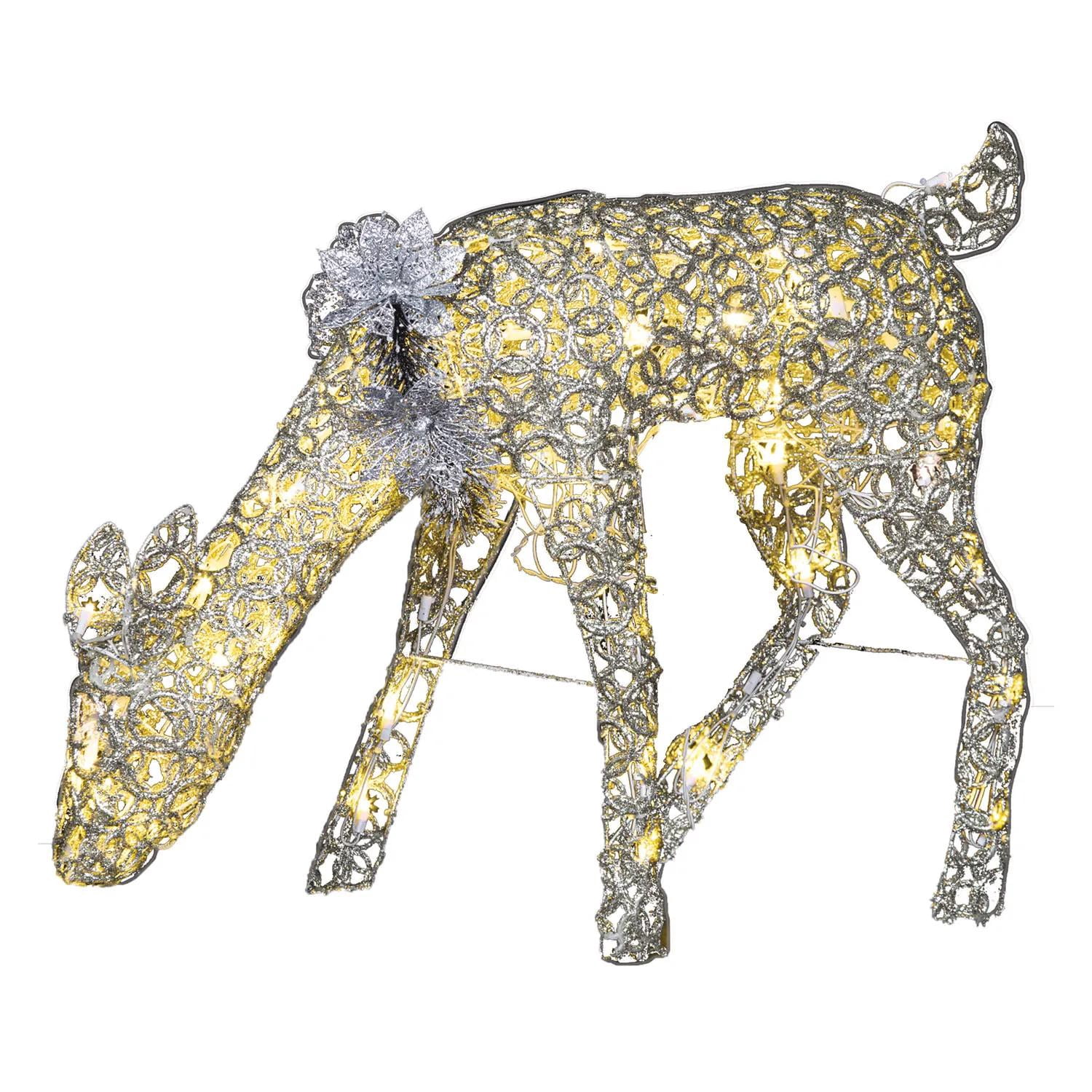 LED Doe Sparkle Rings Wire Christmas Decoration - Walmart.com