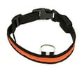 thumbnail image 1 of LED Dog Collar - Keeps your dog safe and easy to see in the dark. Water Resistant- Three modes (Orange - XL), 1 of 1