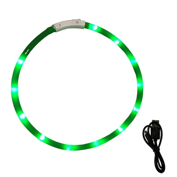 LED Dog Collar Light - Glow in The Dark Puppy Collar, Light Up Dog Collars for Small Dogs, Safety Dog Lights for Night Walking - style 2