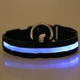 thumbnail image 1 of LED Dog Collar Light Up Nylon Necklace, Rechargeable Flashing Safety Collar for Night Walks and Outdoor Visibility,XS,Black, 1 of 3