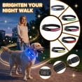 thumbnail image 1 of LED Dog Collar Night Light Pet Safety Collar Glow in the Dark Reflective Heavy Duty Nylon Adjustable Waterproof for Small Medium Large Dogs Red, 1 of 7