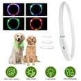 thumbnail image 1 of LED Dog Collar TeqHome USB Rechargeable Flash Dog Necklace Light Collar Adjustable Reusable for Large Dogs (27.55"), 1 of 11