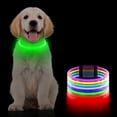 thumbnail image 1 of LED Dog Collar USB Rechargeable Glowing, Pet Collars Lighted Up Safety Necklace Glow in the Dark for You & Your Dogs (RGB), 1 of 8