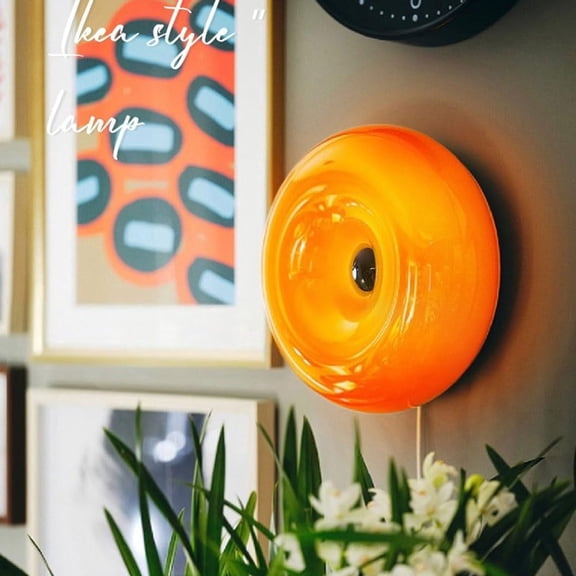 LED Donut Table Lamp And Wall Sconce 2-in-1 Dimmable Touch Night Light For Bedroom Wired model
