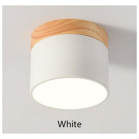 LED Downlight dimmable 5W 7W 9W12W15W Nordic wood modern Led surface mounted ceiling light spotlight, interior decoration ligh