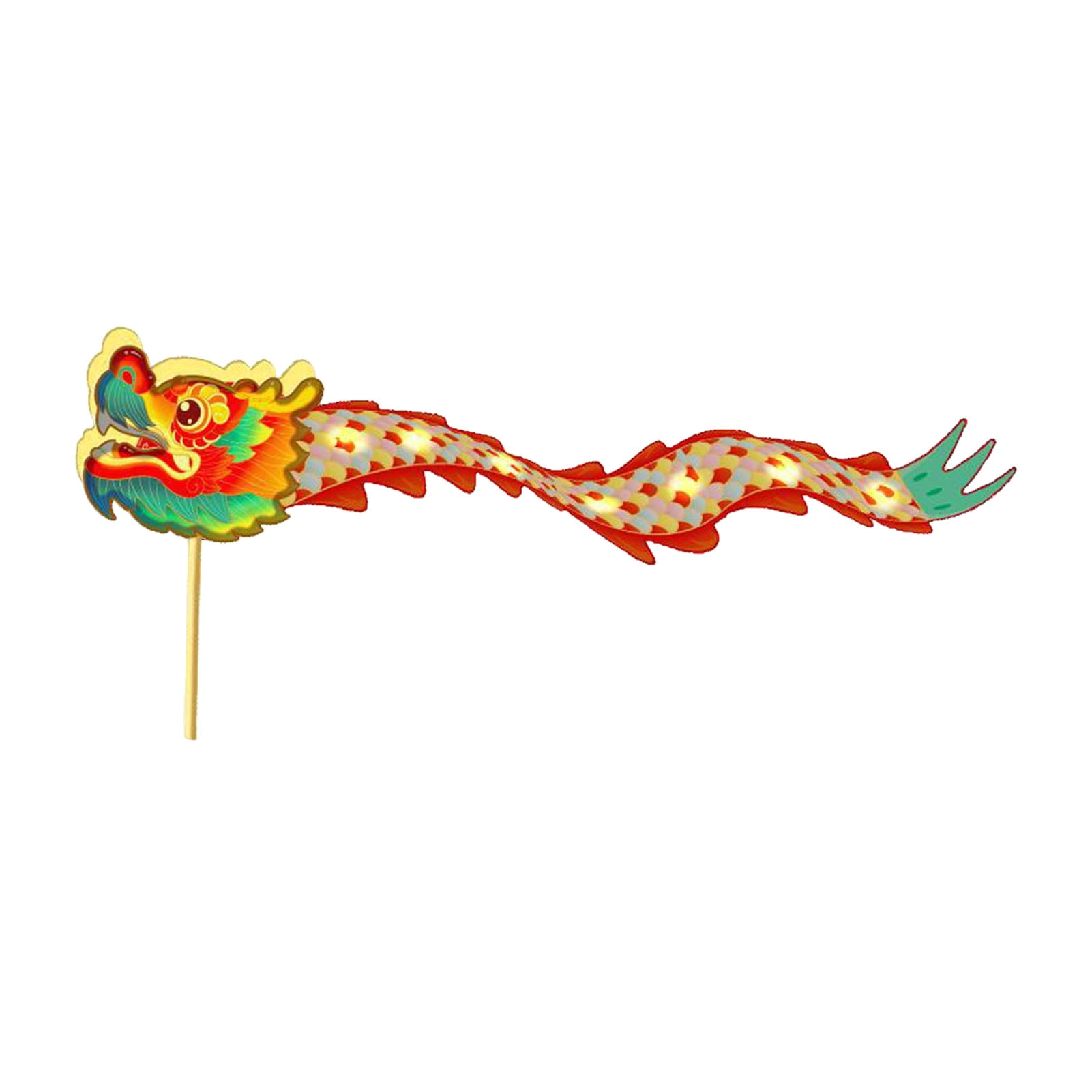 LED Dragon Dance Ribbon Streamer Dragon Dance Lantern DIY Kit Lantern ...