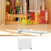 LED Drawing Message Note Board 7 Colors Light Acrylic Dry Erase Lumiboard with Colors 2 Modes as Night Light ,Ideal Gift for Festival Decoration 7 Markers,1 Remote Control