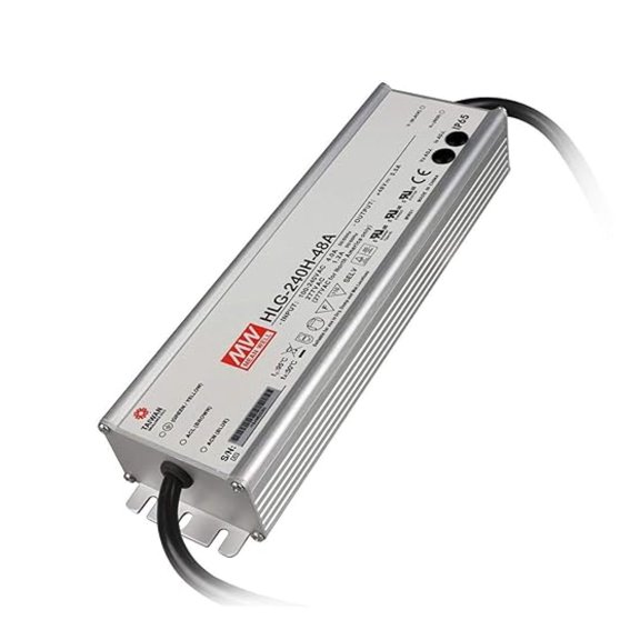 LED Driver Single Output Switching Power Supply - Output Voltage and Current Adjustable by Internal Pot, 48V 5A 240W - HLG-240H-48A