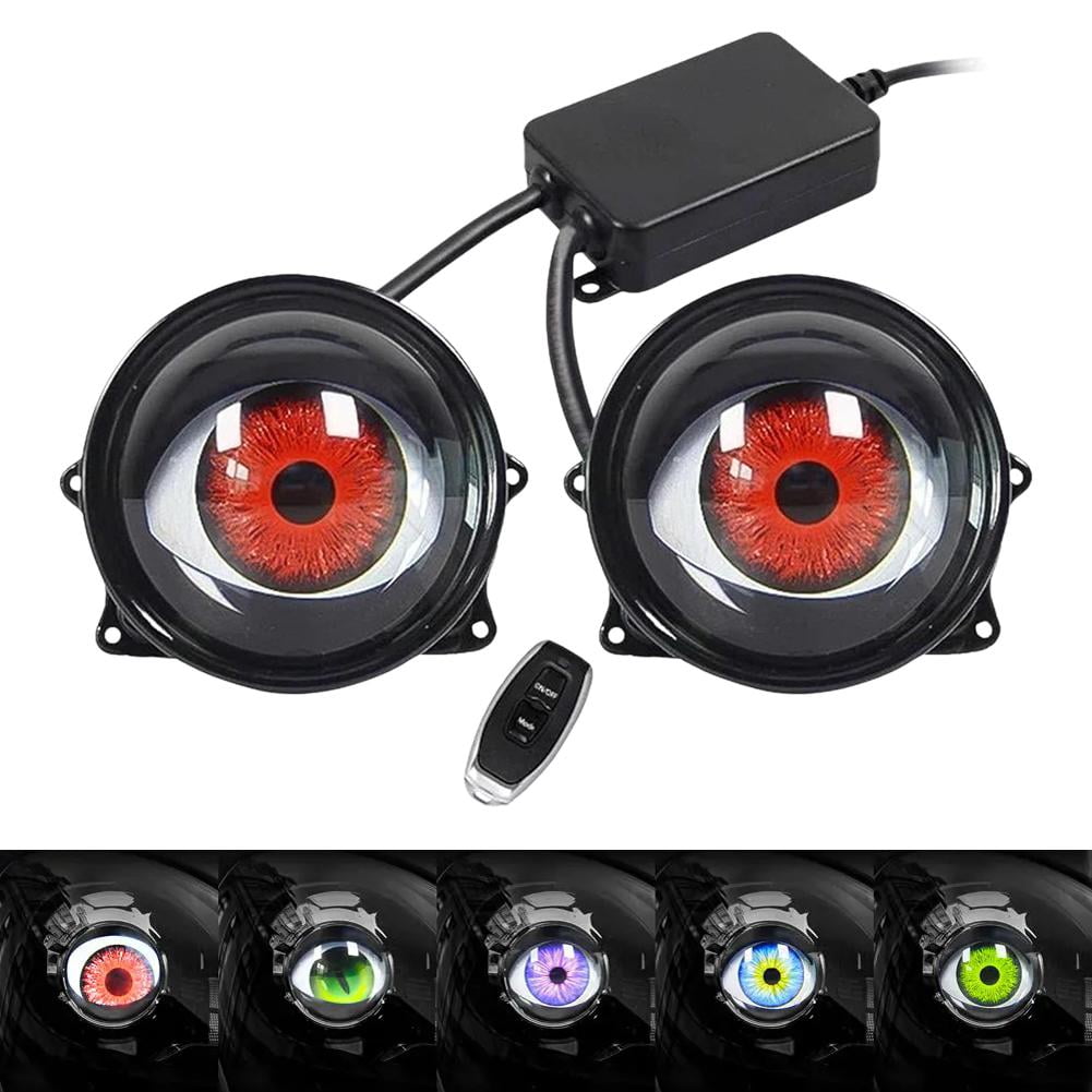 LED Dynamic Eye Car Headlights DIY Car Dynamic Eye Large Light~ C8A5