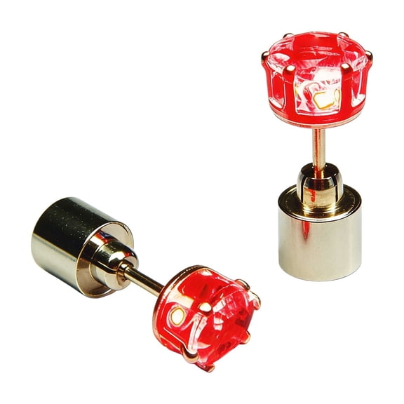 LED Earrings, Light Up Stud Earrings, Glowing Diamond Crown Pendant Earring for Women and Men, LED Jewelry for Party, Wedding, Birthday, Night Out, Disco, Festival