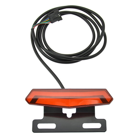 LED Ebike Brake Rear Light Turn Functional Tail Light for 36V 48V Electric Bike
