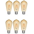 LED Edison Bulb 4W Vintage Antique Style, Non Dimmable E26 Light Bulb