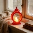thumbnail image 1 of LED Electronic Candle Night Light, Mini Ambient Table Lamp, Plastic Decorative Light for Home Festival Atmosphere Decoration, Red, 1 of 6