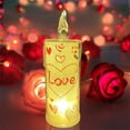 thumbnail image 1 of LED Electronic Candle with Teardrop Design, Battery Operated Flameless Candle Light, Romantic Ambient Lighting for Valentine's Day Dinners and Special Occasions(Clear,B), 1 of 6