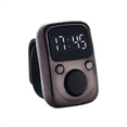 thumbnail image 1 of LED Electronic Counter Rechargeable with Time Counter Convenient 5-Digit Adjustable Finger Ring Counter Brown,1 * Finger ring counter 1 * USB charging cable,Brown, 1 of 6