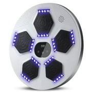 LED Electronic Music Boxing Machine BT Connection Home Wall Mount (White)