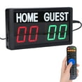 LED Electronic Score Board Basketball Football Game Scoreboard Remote