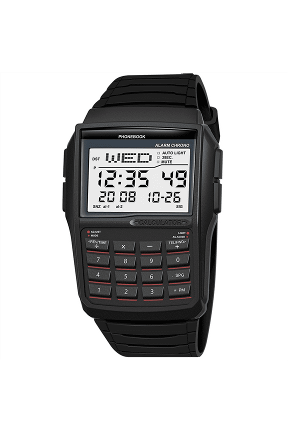 LED Electronic Watch Digital Sports Multifunction Calculator Waterproof Computer Style