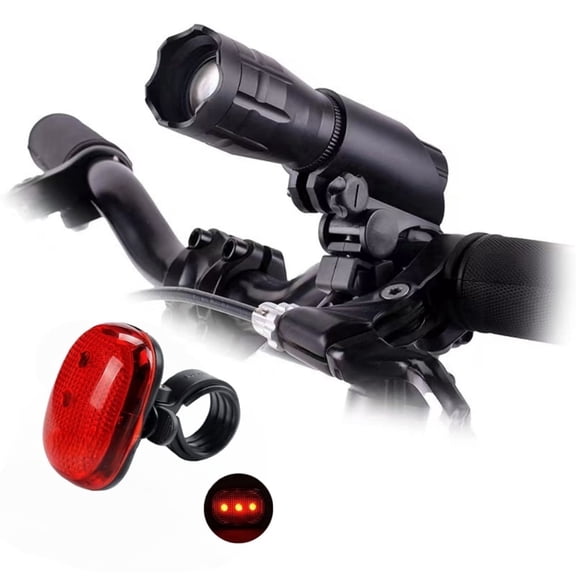 LED Emergency Handheld Flashlight with Adjustable Focus, Water Resistant, 3 Modes, Best Tactical Flashlight for Emergency, Camping and Fishing, 2 Pack