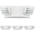LED Emergency Lighting Fixtures with 2 LED Heads and Back Up Batteries