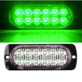 LED Emergenty Warning Lights, 4 Pack 12LED Safety Emergency Flashing Lights 12-24V Amber Strobe Hazard Warning Light Waterproof