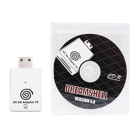 LED Equipped Game Card Reader For Dreamshell Consoles And Memory Cards