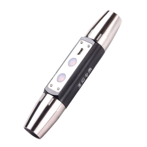 LED Expert Jade Flashlight USB Rechargeable Flashlight Dual-Head 4 Light Sources for Detecting Jade Jewelry Agate Notes
