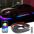 thumbnail image 1 of LED Exterior Decorative Lights fits Car Underbody Chasis RGB IP68 Waterproof 4 Piece, 1 of 9