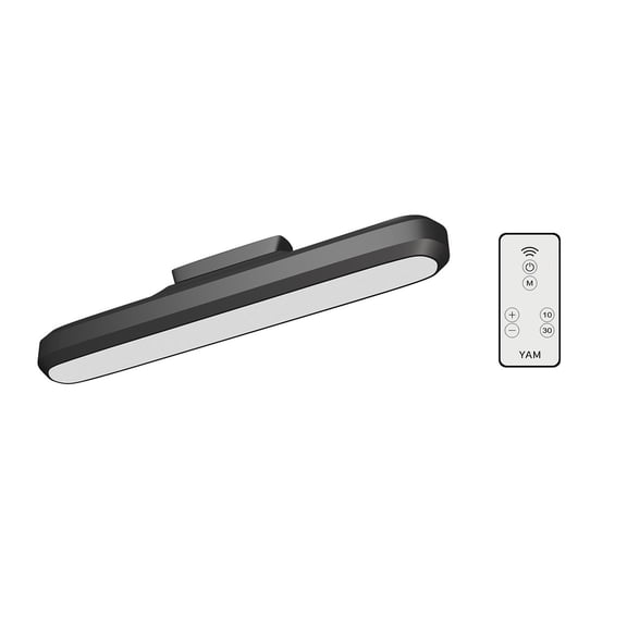 LED Eye Protection Reading Light, Magnetic Mount Dimmable Night Light with Remote Control, USB Powered Eye-Caring Lamp for Bedroom Study Office Outdoor Camping Use