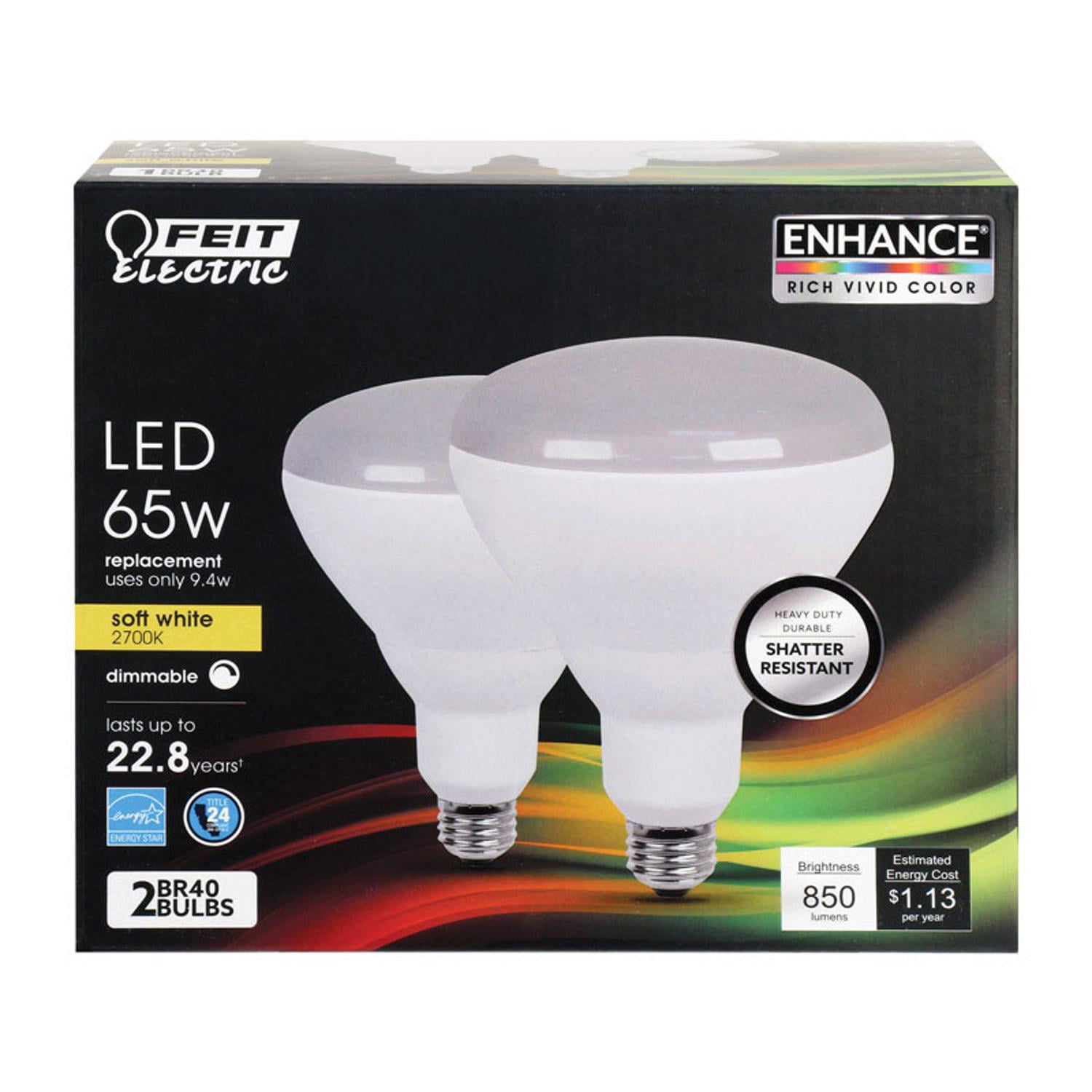 LED FEIT BR40 65W EQ SW - Walmart.com