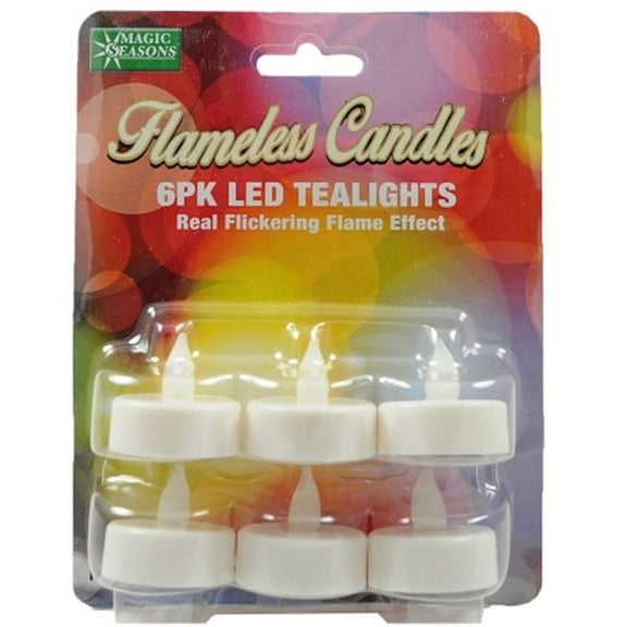 Magic Seasons 702261 LED Tealight Flameless Candles , Pack of 12