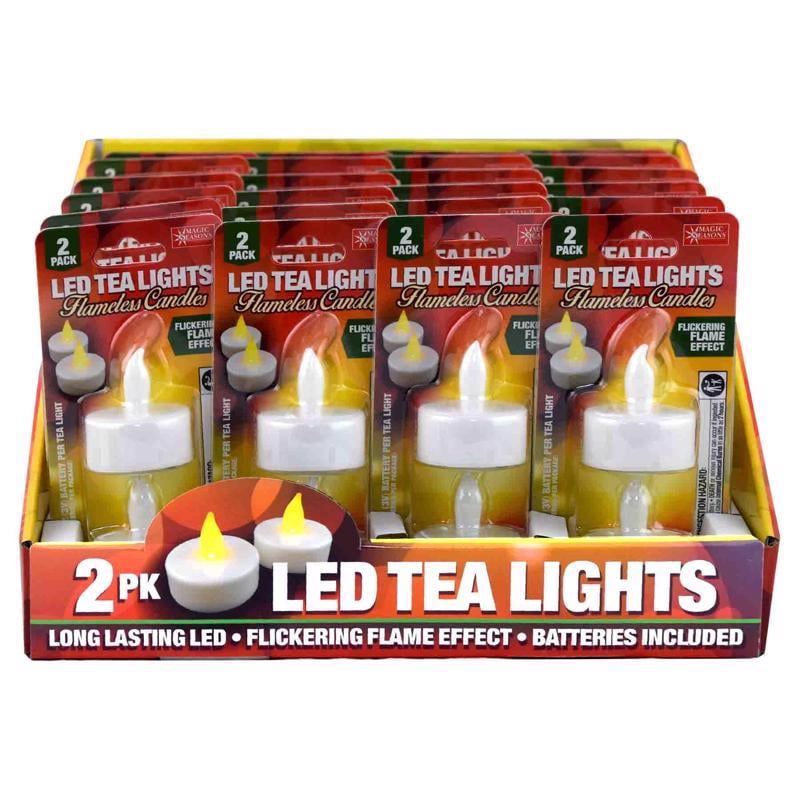 LED FLAMELESS TEA LGHTS(Pack of 24)