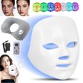 thumbnail image 1 of LED Face Mask Device, 7 Color Light Facial Mask for Home Use, Light-Based Facial Care Mask for Women, Beauty Skin Routine Tool, 1 of 9