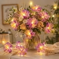 thumbnail image 1 of LED Fairy String Lights with Jasmine Flowers - Battery Operated Waterproof Decor for Weddings, Parties, Gardens, and Home - Romantic Warm Lighting for Indoor and Outdoor Use, 1 of 6