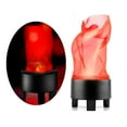 thumbnail image 1 of LED Fake Fire Flame Light 3D Flickering Fire Flame Electronic Flame Night Light Prop Simulated Flame Lamp Prop for Halloween Christmas Indoor Party Decoration, US Plug (Long Flame), 1 of 15