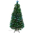 thumbnail image 1 of LED Fiber Optic Christmas Tree Prelighted with Color Changing LED Lights (4ft), 1 of 6