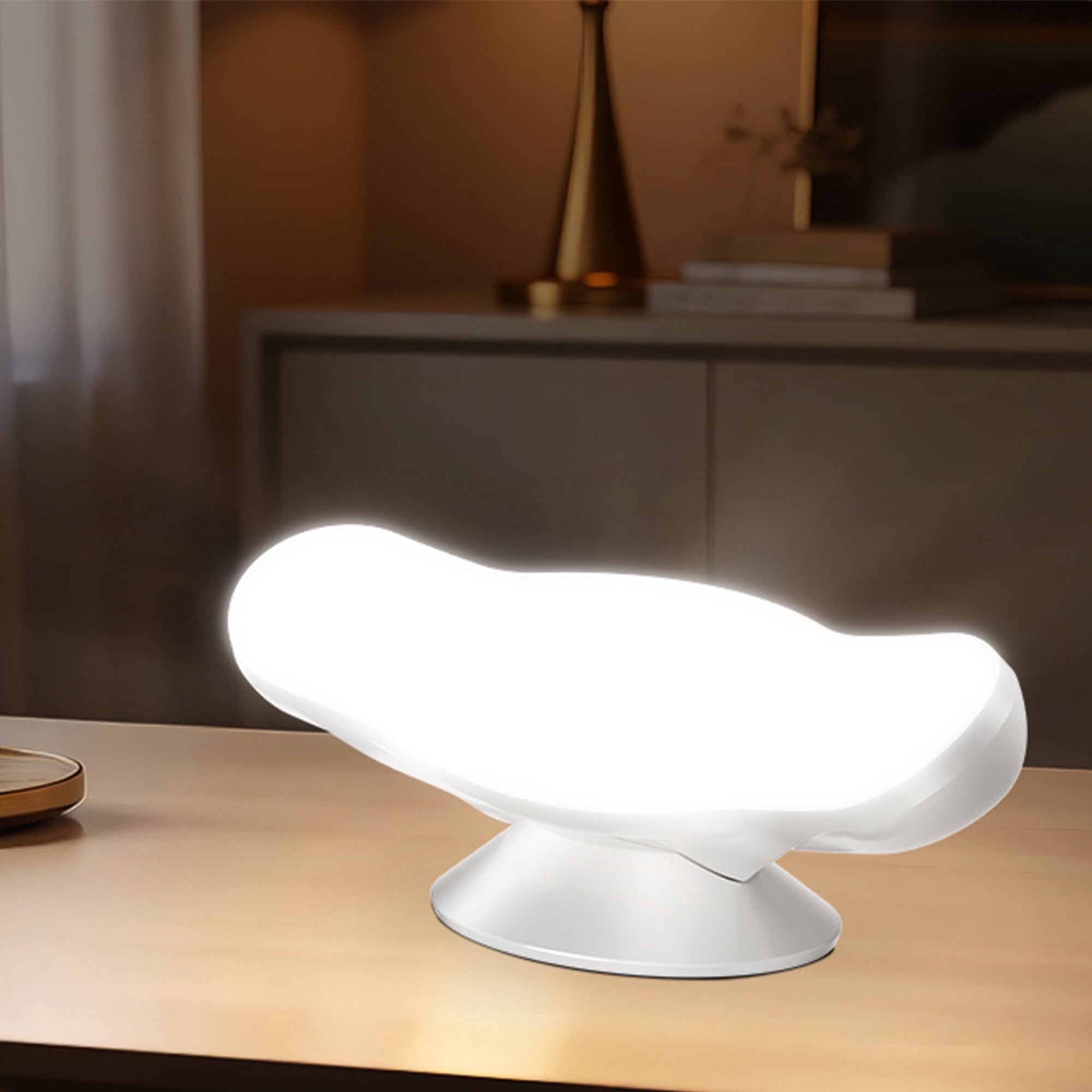 LED Fill Light for Live Streaming, Dimmable Soft Lighting, Three-Color Portable Selfie Light with Magnetic Attraction, Chin Fill Light for Studio Photography, Video Recording, 2700K-6500K CRI95+