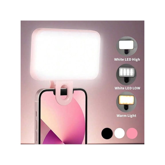 LED Fill Light Selfie Light Portable Led Light Ring Light Clip On Fill Light 3 Lighting Modes Phone Selfie Lamp Mirror Light For Mobile Phanes And Computers Mak