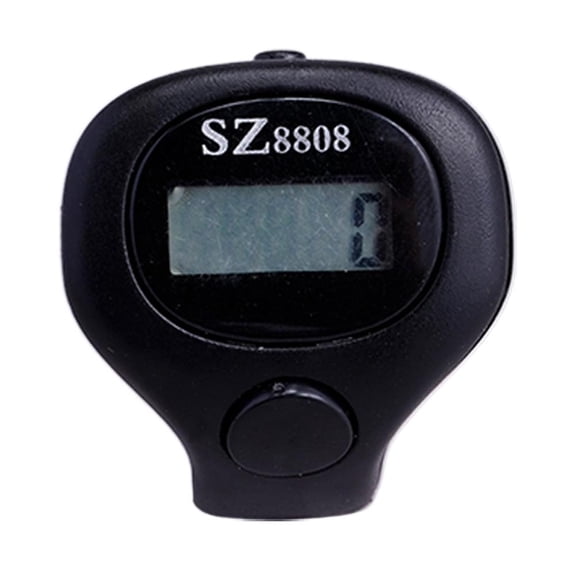 LED Finger Counter Ring, Digital Hand Tally Counter, Portable Electronic Clicker for Fitness, Teaching, Events