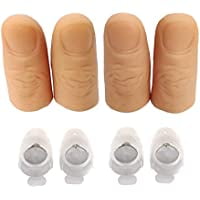 LED Finger Lamp (Pack of 3) Thumbs Light, Magic Light up Finger Magic Trick, Fake Finger, Prank Toy Tool