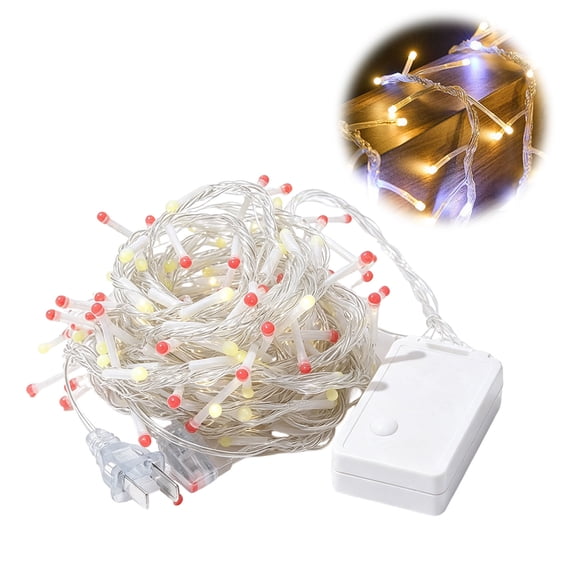 LED Firecracker String Lights,19.68 Ft Outdoor Flowing Lighting,Festive Rail & Building Accent Lamp,Dynamic Flowing Light Effect,for Railing Decor