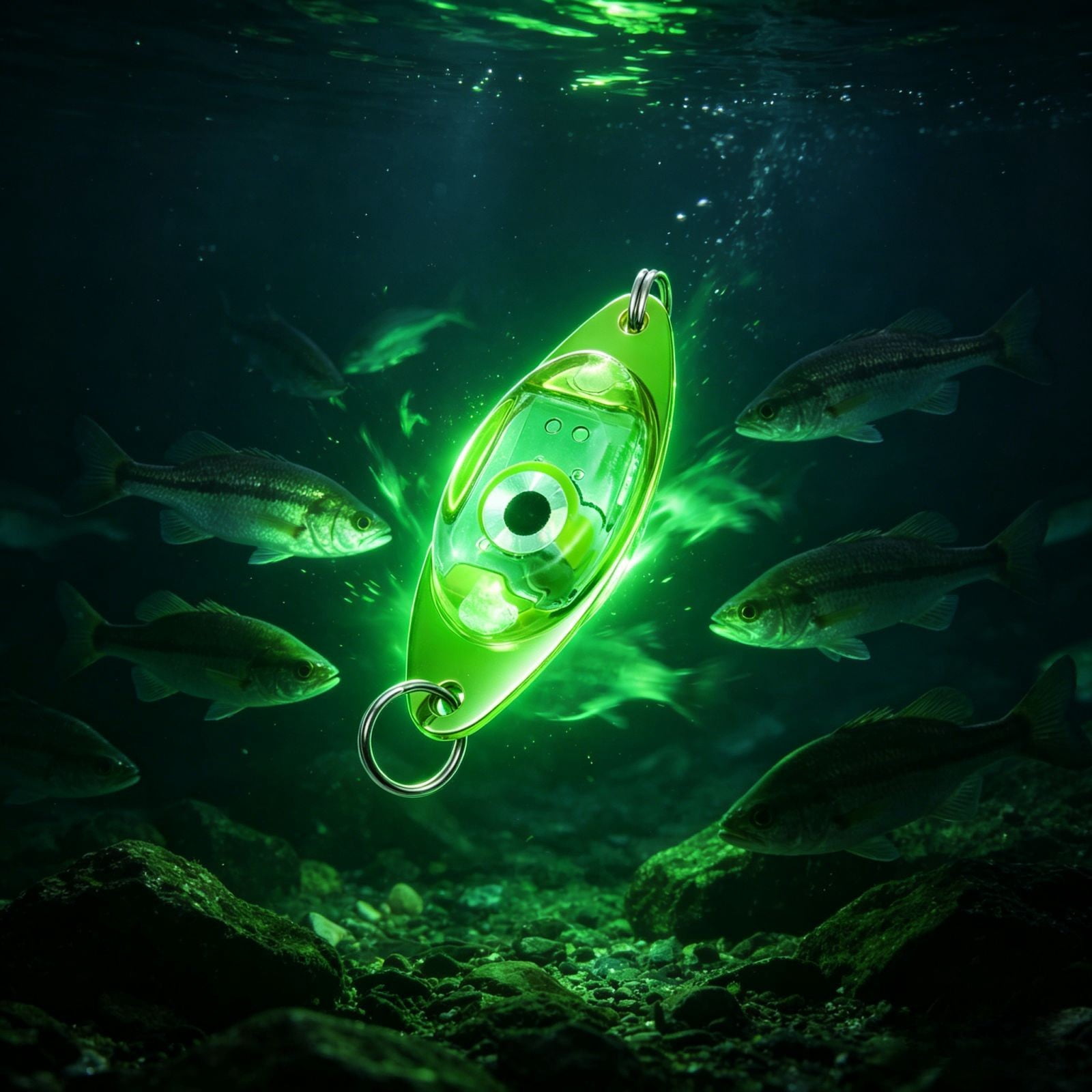 bright light fish lures BOS Fabrication Glow Can Lure Charger and are shallow divers. Bright Light Bait