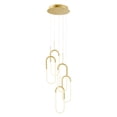 thumbnail image 1 of LED Five Clips Chandelier //  Sandy Gold, 1 of 2