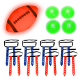 thumbnail image 1 of LED Flag Football, Light-Up Outdoor Sports Game, for All Ages, by MinnARK, 1 of 5