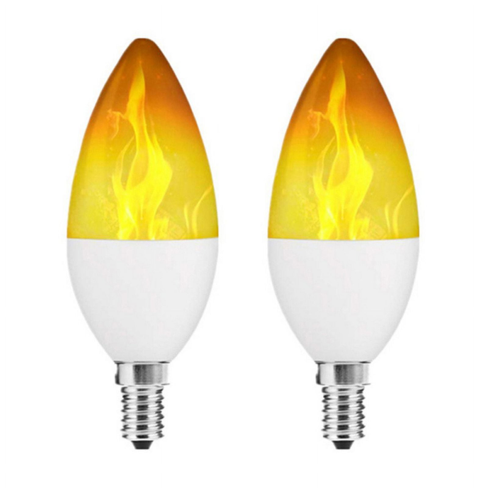 LED Flame Bulb E12 Candelabra Base 3 Modes LED Flickering Bulb
