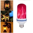 thumbnail image 1 of LED Flame Effect Fire Light Bulbs E26 Base Decorations Flame Light Bulbs 4 Modes Flame Light Bulbs, 108pcs LED Beads Flickering Fire Atmosphere Party Decorative Lamps, 1 pc, 1 of 8