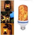 thumbnail image 1 of LED Flame Effect Fire Light Bulbs E26 Base Decorations Flame Light Bulbs 4 Modes Flame Light Bulbs, 108pcs LED Beads Flickering Fire Atmosphere Party Decorative Lamps, 1 pc, 1 of 8