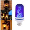 thumbnail image 1 of LED Flame Effect Fire Light Bulbs E26 Base Decorations Flame Light Bulbs 4 Modes Flame Light Bulbs, 108pcs LED Beads Flickering Fire Atmosphere Party Decorative Lamps, 1 pc, 1 of 8
