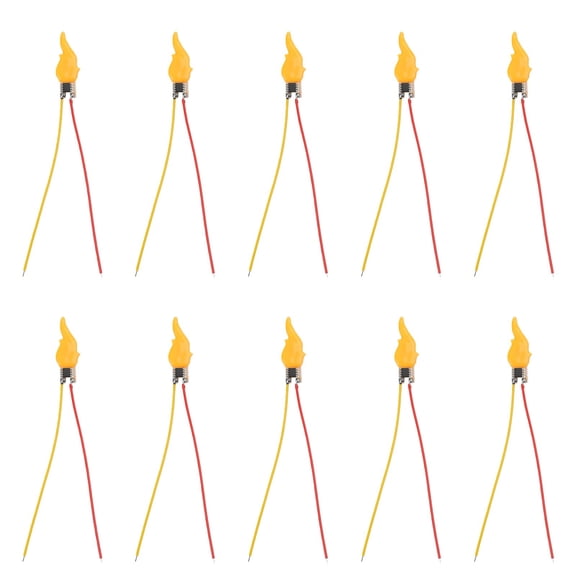 LED Flame Lights 3V 5V Flickering Candle Bulbs for Birthday Party Decorations
