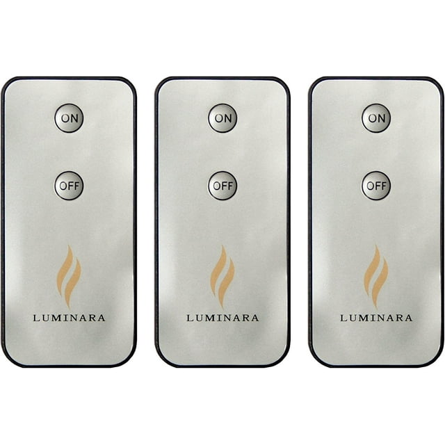 LED Flameless Candle Remote Control (3Pack) Realistic Battery